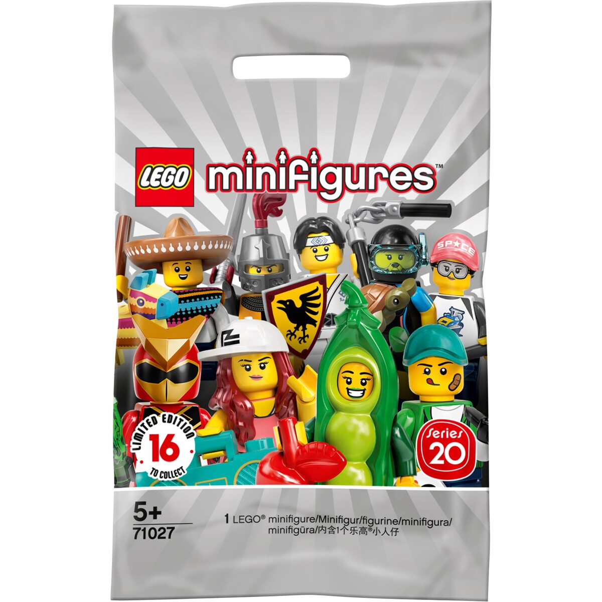 [1 nhân vật] Lego Minifigures 71027 - Bộ xếp hình Lego Nhân vật Series 20