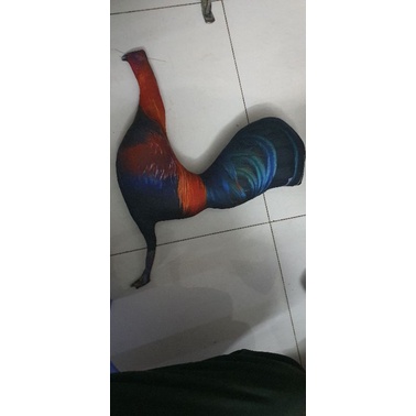 Gà thú bông 3d tập lực gà đá - gà tập lực