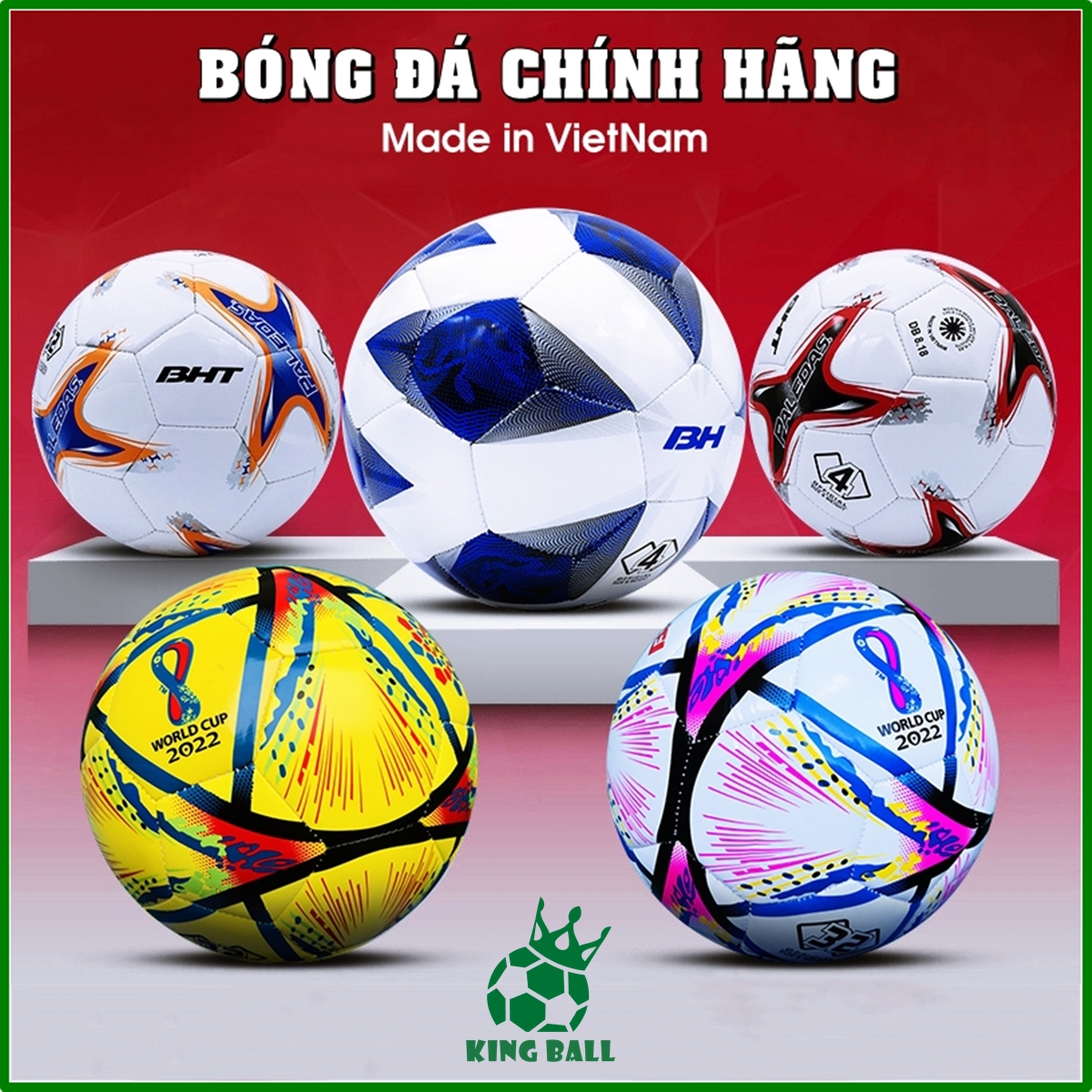 Quả Bóng Đá Động Lực Số 3 4 5, Trái Banh Chính Hãng Bách Hiền Da PVC Cao Cấp Đủ Size Trẻ Em Và Người Lớn Thi Đấu Sân Cỏ Nhân Tạo Và Sân Cỏ Tự Nhiên - Tặng bơm mini, kim và lưới đựng bóng