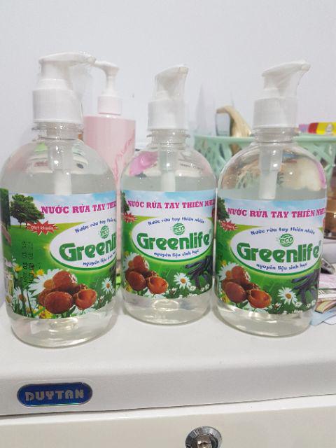 [HCM]Nước rửa tay nguyên liệu sinh học Greenlife hương cốm Nước rửa tay diệt khuẩn