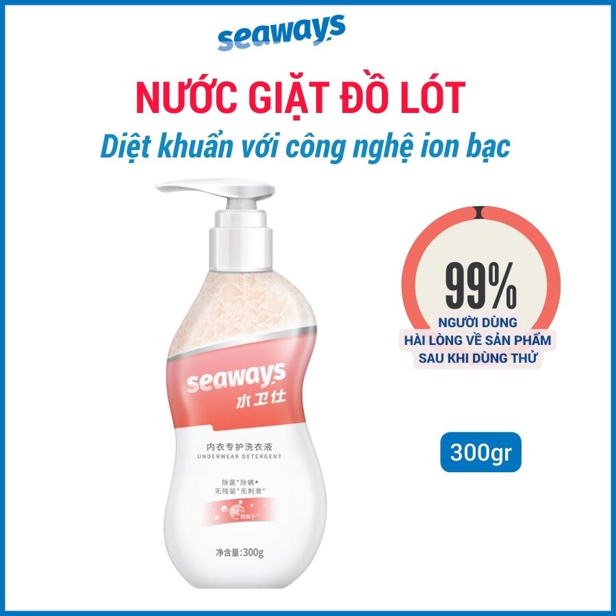 Nước giặt đồ lót seaways kháng khuẩn - nước giặt quần áo trẻ em - chai 300gr