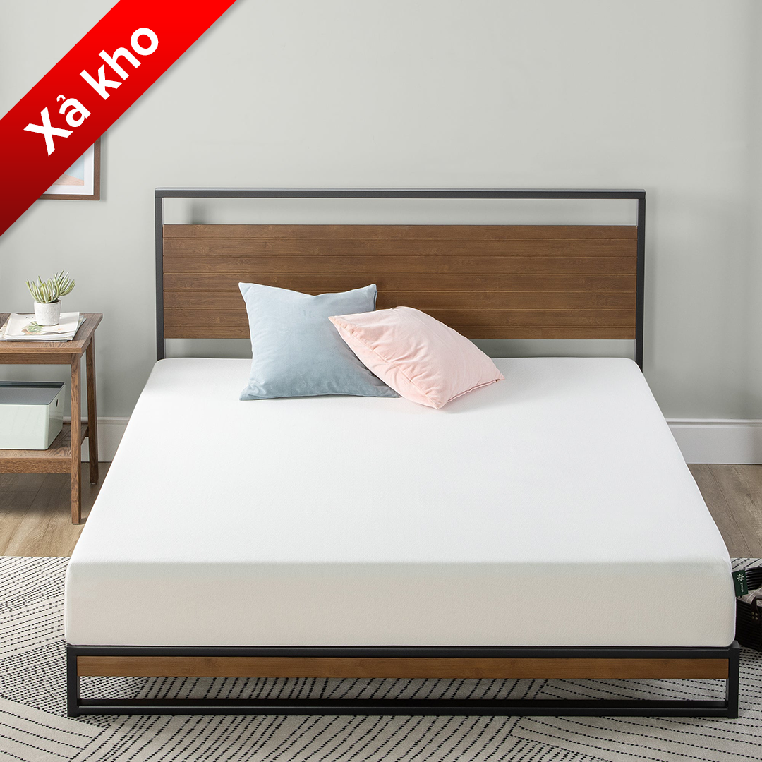 Nệm Foam Cao Su Non Phù Hợp Với Da Nhạy Cảm Dày 20cm Zinus 8in Ultima Memory Foam Mattress