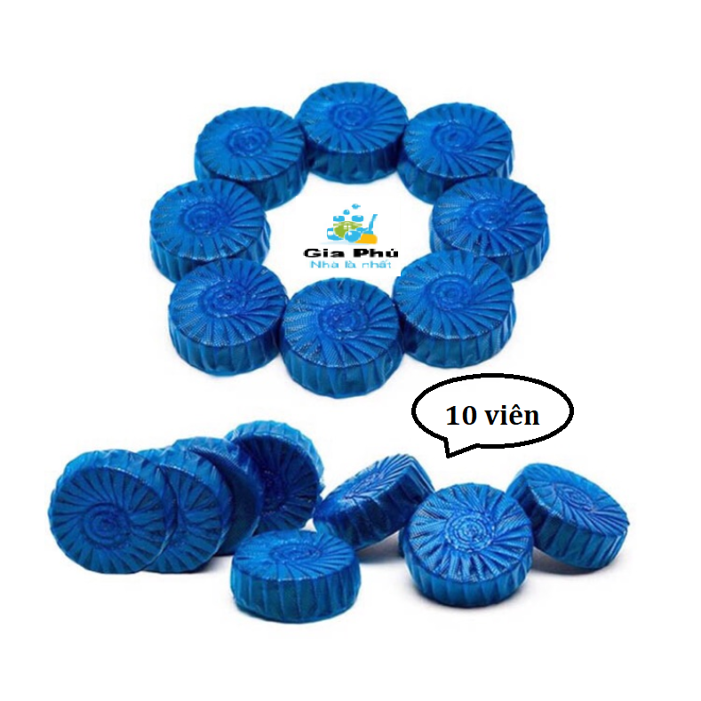 Combo 30 viên thả bồn cầu toilet diệt khuẩn Gia Phú