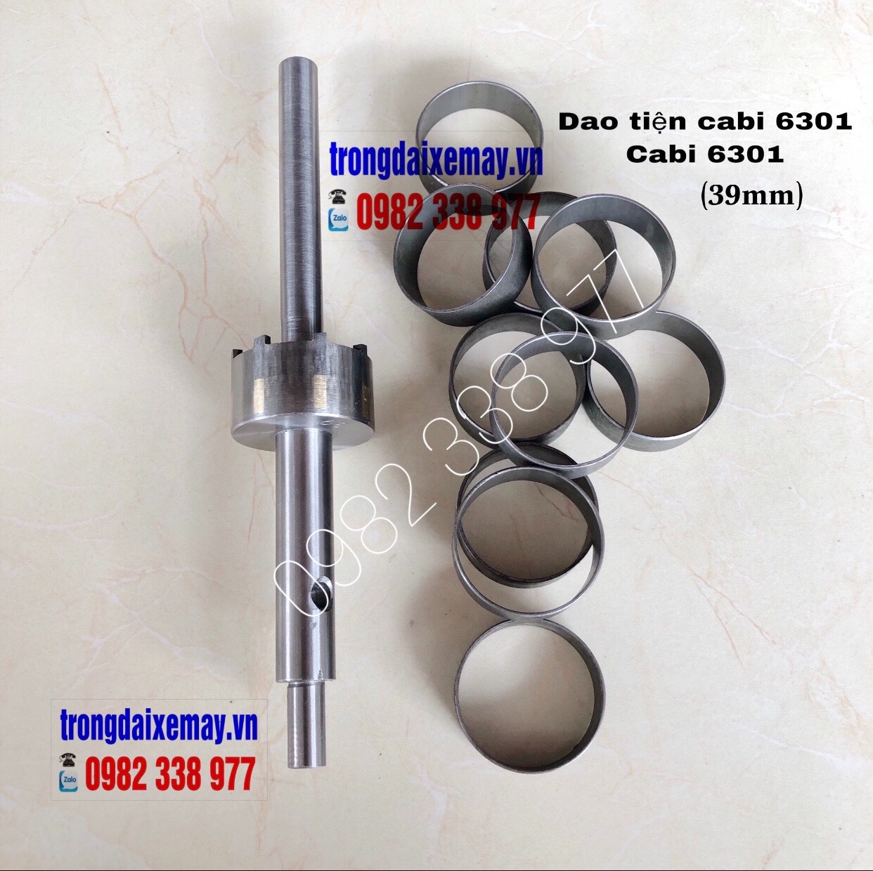 Dao Tiện Cabi 6301 Combo Dao 6301 và 10 Bạc 6301