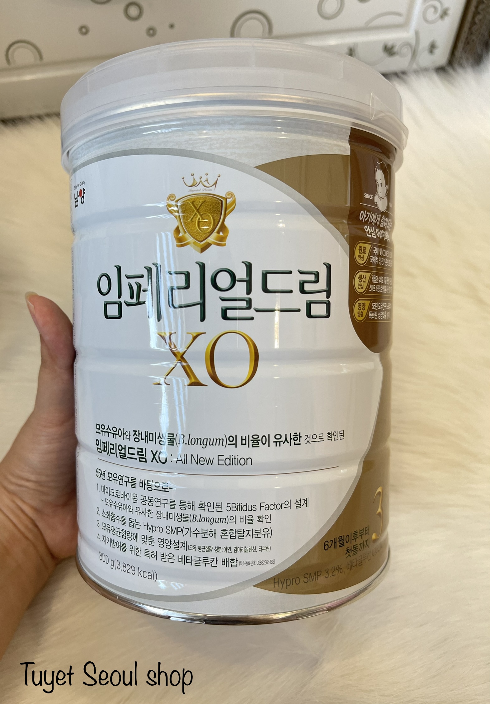 Sữa xo số 3 loại 800g - sữa bột hàn quốc cho bé từ 6 – 12 tháng