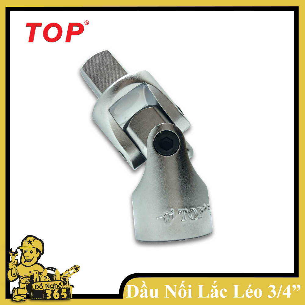 Đầu nối lắc léo 3/4" TOP, đầu tuýp nối lắc léo 3/4 chất liệu thép CR-V chịu lực tốt kết nối đầu típ và cần siết