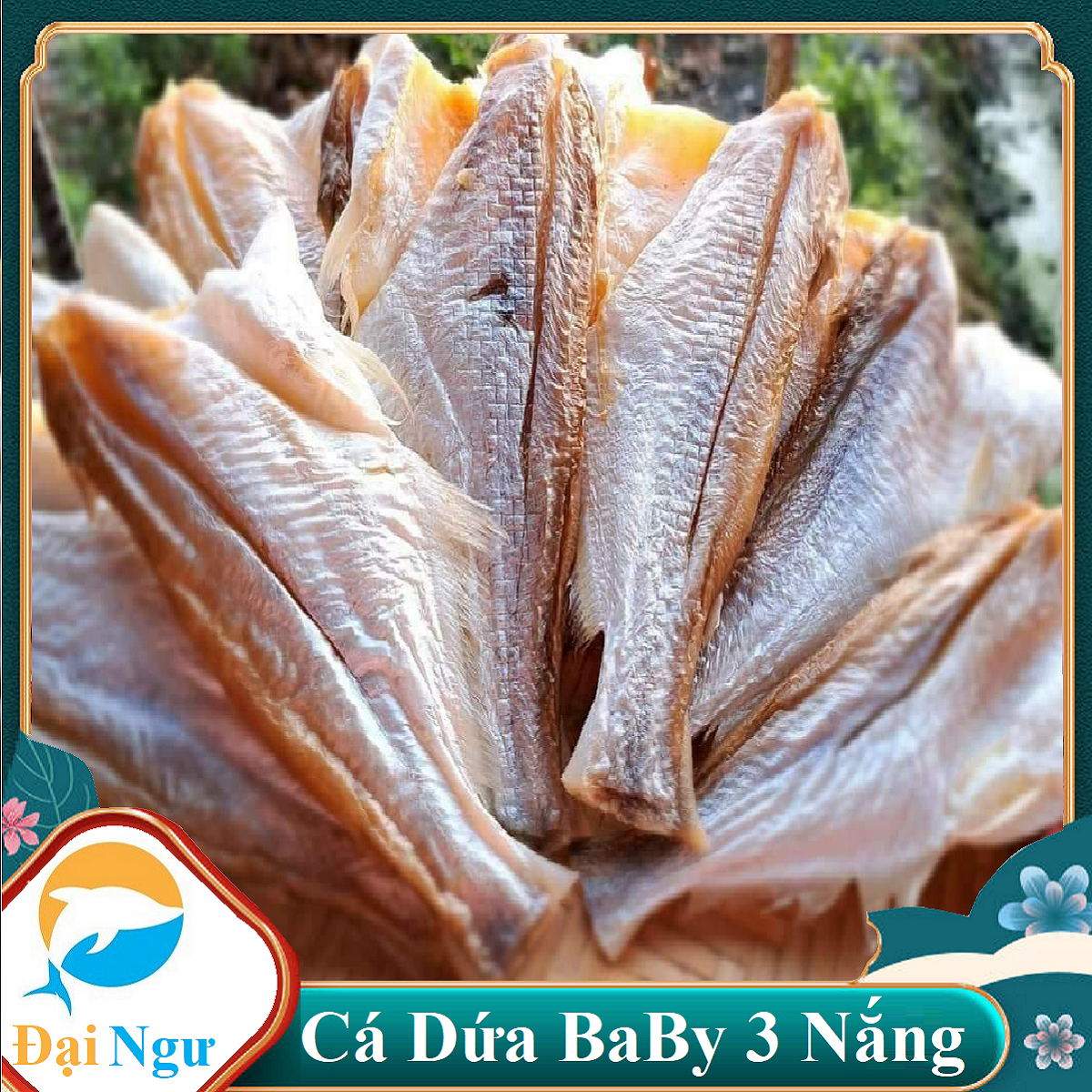 Khô cá dứa baby khô cá dứa nhí cần giờ thịt ngon thơm-- đại ngư