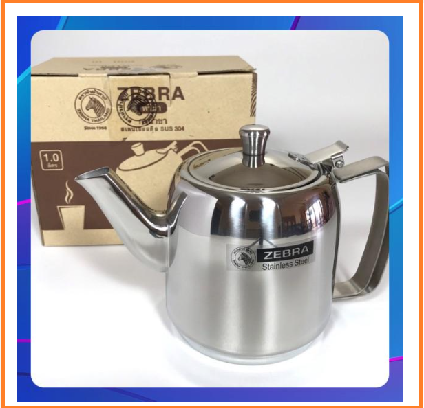 Bình lọc trà zebra 1l inox cao cấp sus 304- hàng thái lan cao cấp loại i