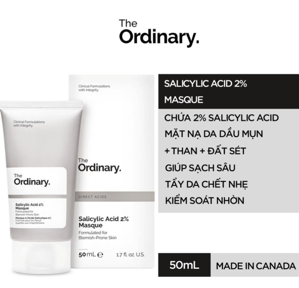 Mặt nạ tẩy da chết The Ordinary - Salicylic Acid 2% Masque ( 50mL )