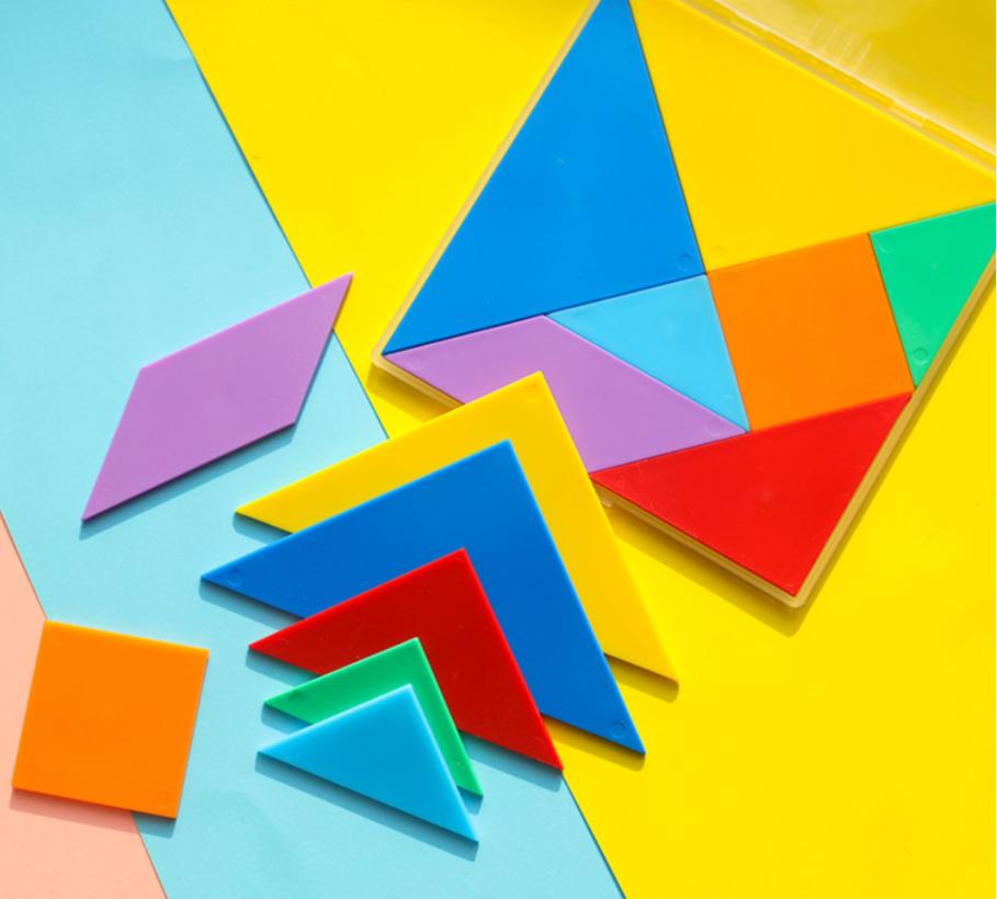 [HCM]BỘ GHÉP HÌNH TANGRAM PHÁT TRIỂN TRÍ NÃO CHO BÉ