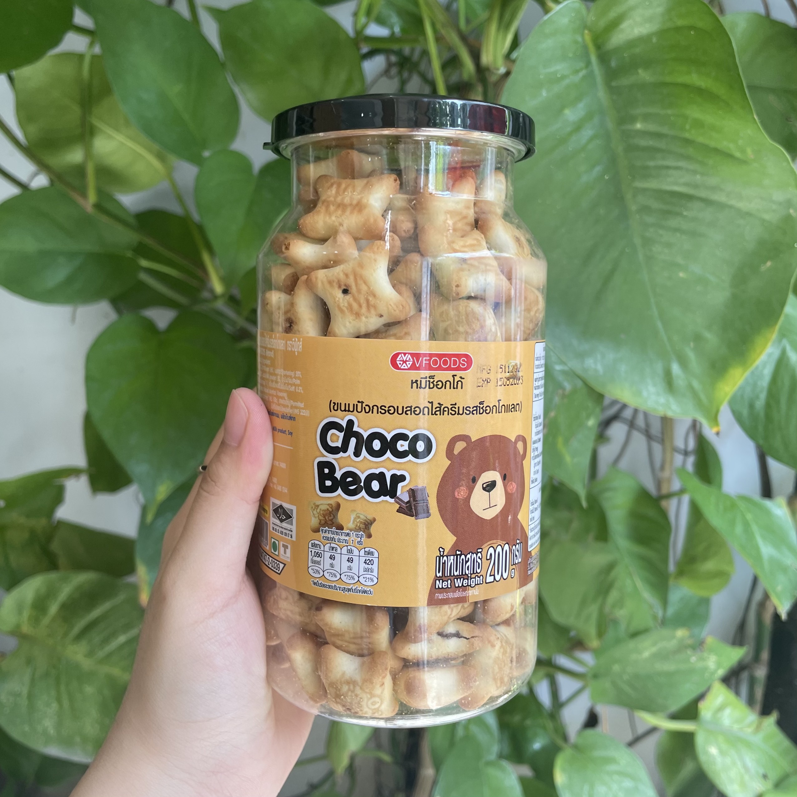 Bánh Gấu VFoods Nhân Kem Sôcôla Choco Bear Hộp 200g
