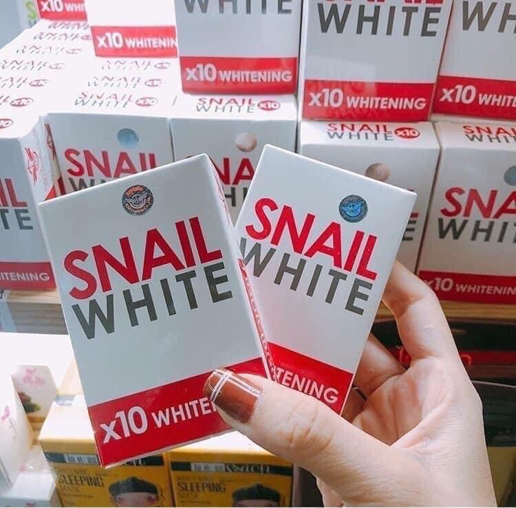 Xà phòng ốc sên snail white soap whitening giao màu ngẫu nhiên