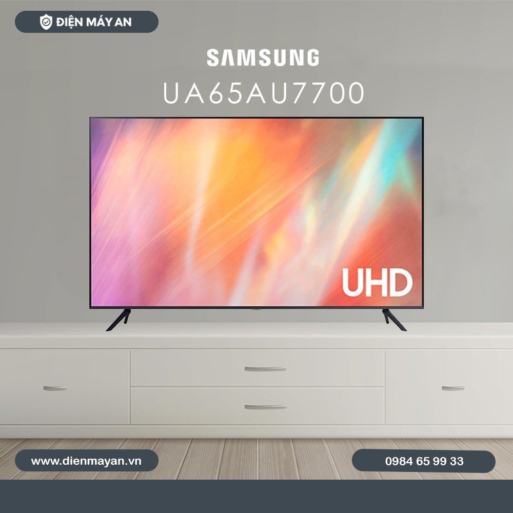 [Hàng Chính Hãng] 65AU7700 - Smart Tivi Samsung 4K 65 Inch UA65AU7700
