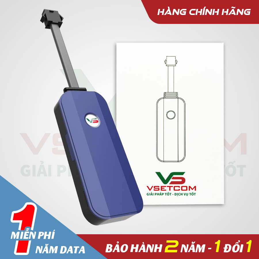 Thiết Bị Định Vị Chống Trộm Xe Máy VSC 2G - Tặng Sim 4G Có Data Miễn Phí 1 Năm