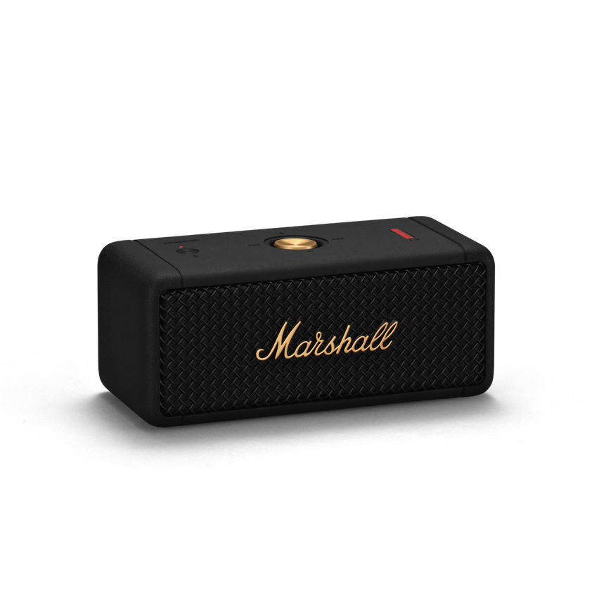 [HCM][Trả góp 0%]Loa Bluetooth Marshall Emberton black and brass CHÍNH HÃNG MARSHALL 100% - BẢO HÀNH 12 THÁNG