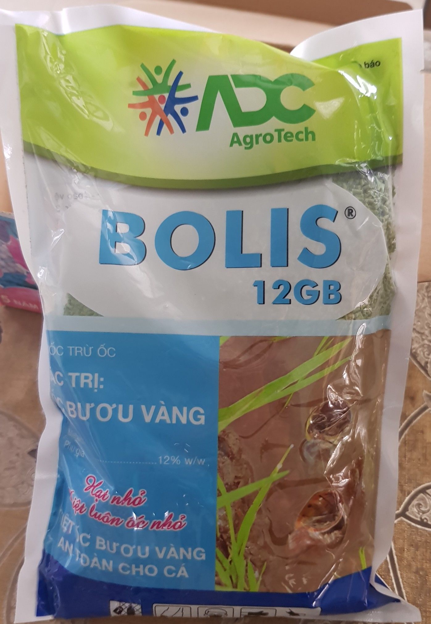 Thuốc diệt ốc Bolis 12GB - Gói 1kg - ADC