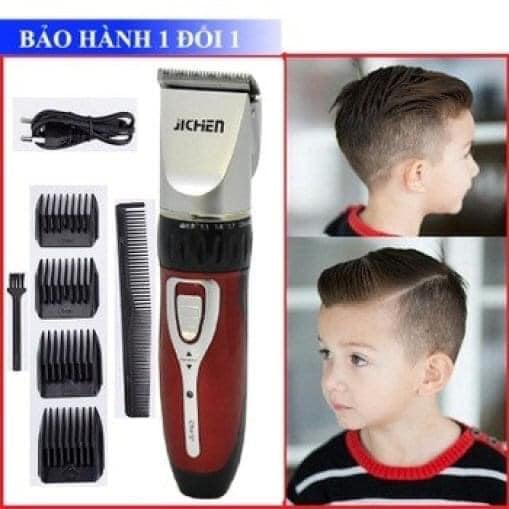 Tông đơ cắt tóc hớt tóc gia đình trẻ em không dây chuyên nghiệp Jichen 0817