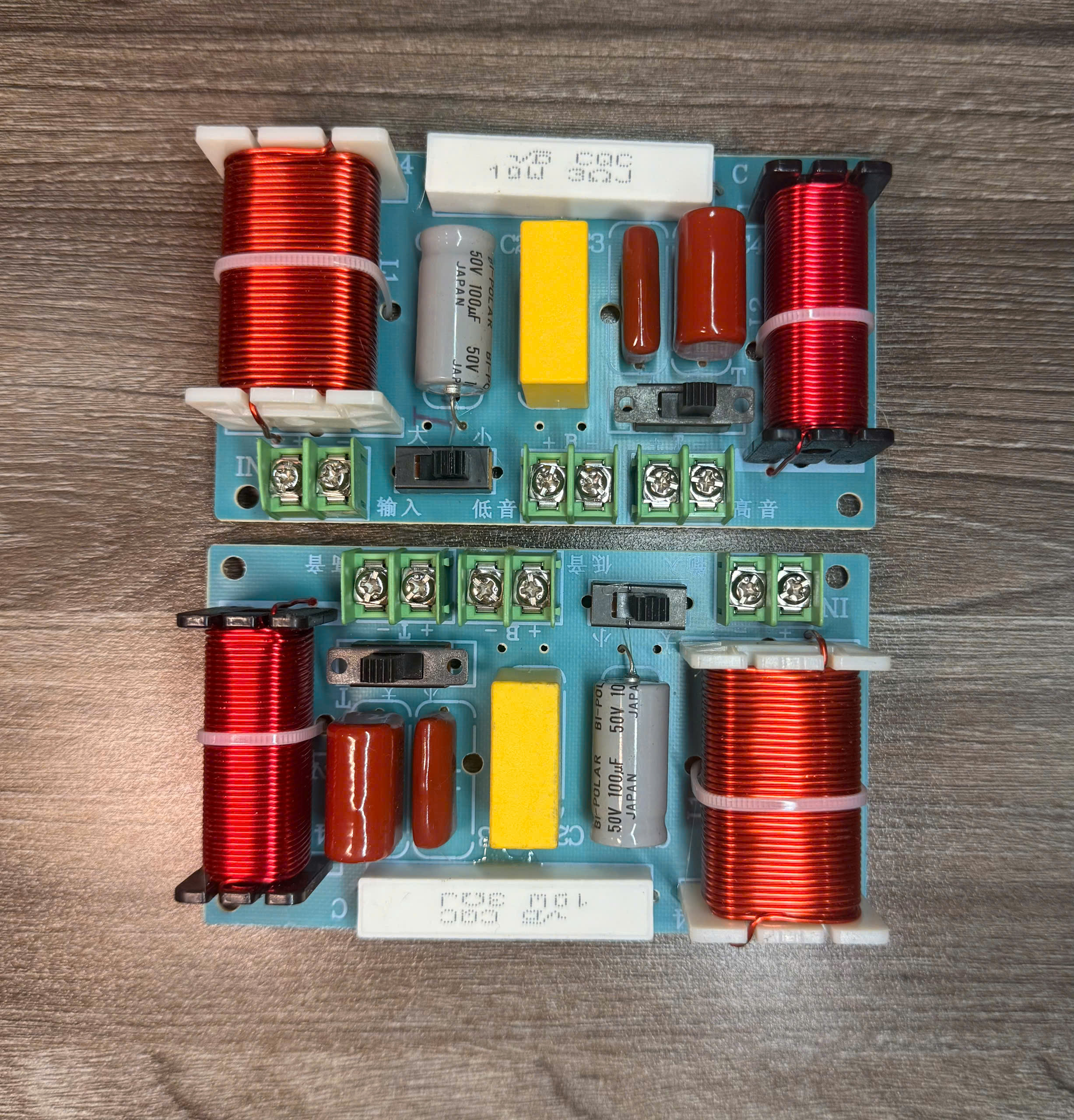 Mạch phân tần 2 đường tiếng WEAH D204 loa treble loa bass 25-40 cao cấp công suất 250w giá 1 mạch