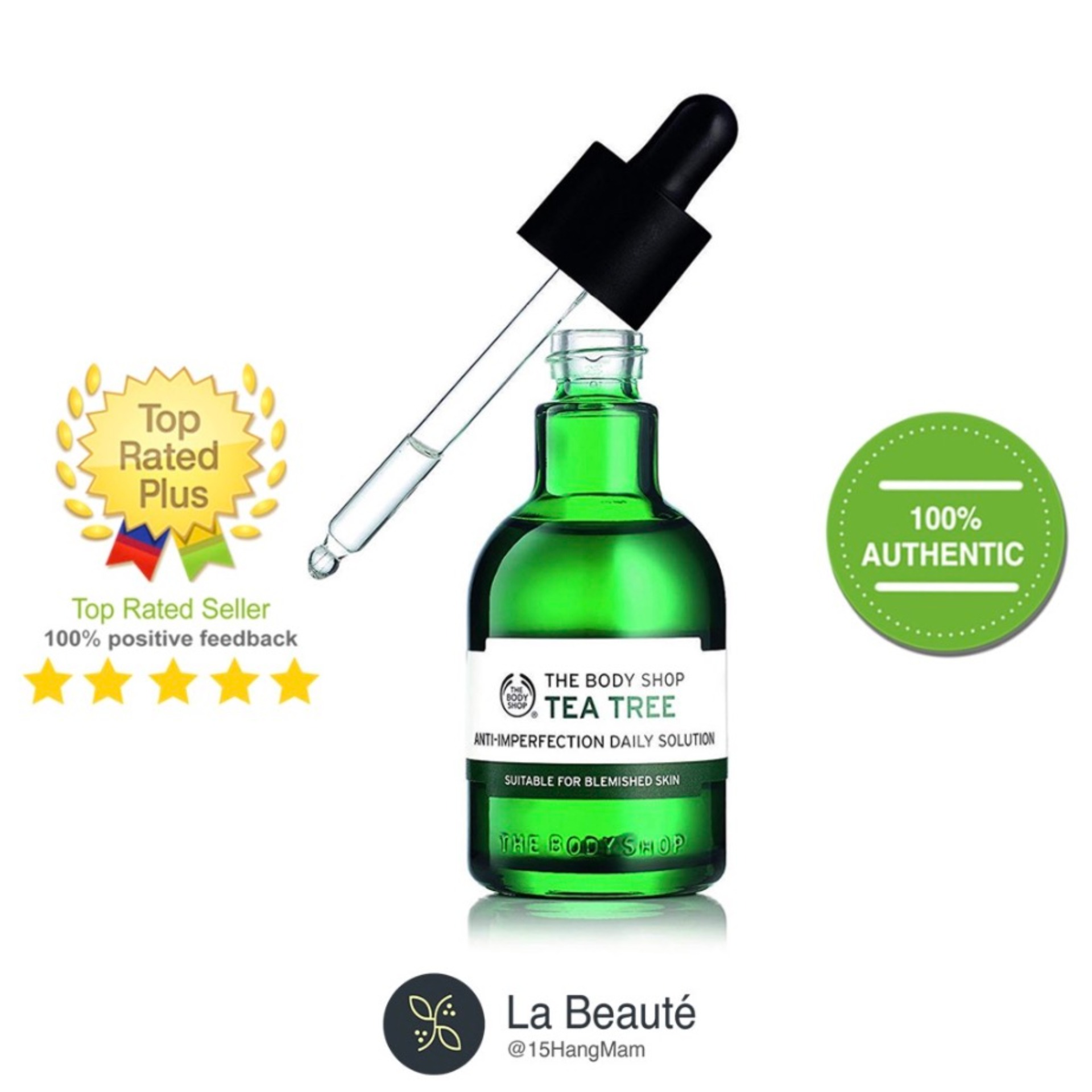 The Body Shop Tea Tree Anti-Imperfection Daily Solution - Tinh Chất Loại Bỏ Khuyết Điểm Và Tình Trạng Mụn 50ml