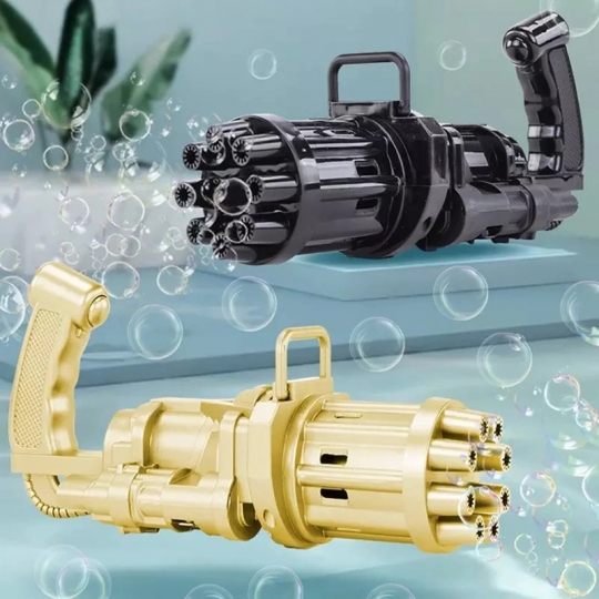 Đồ chơi súng bắn bong bóng 8 nòng có sẵn pin - đc07