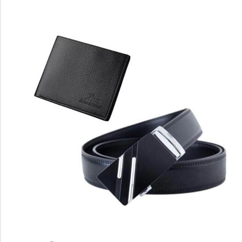 Bộ đôi thắt lưng and ví da nam cao cấp 2xbsn01