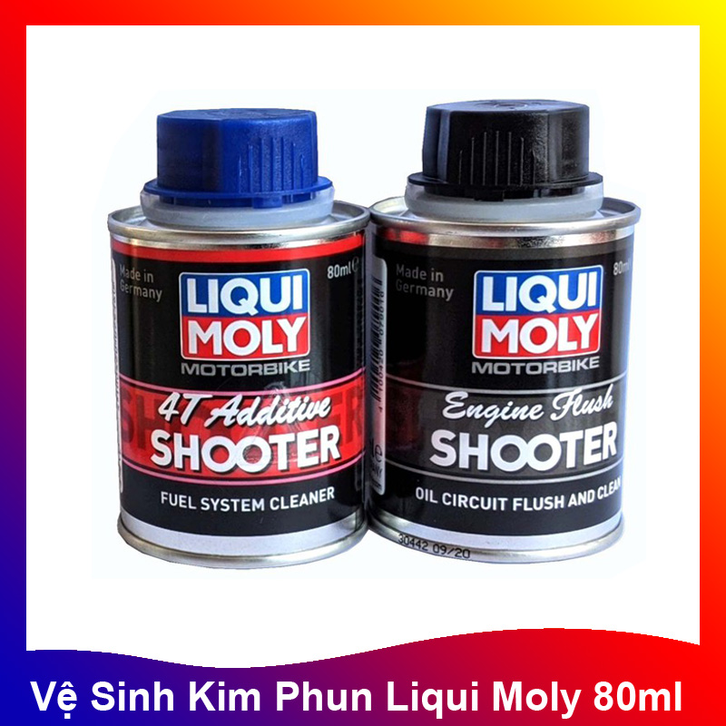 [HCM]Combo 2 Chai Dung Dịch Vệ Sinh Động Cơ + Vệ Sinh Buồng Đốt (Kim Phun) Liqui Motobike 80ml