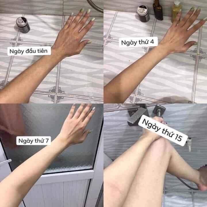 Ủ trắng cà phê body da trắng mịn căng mướt