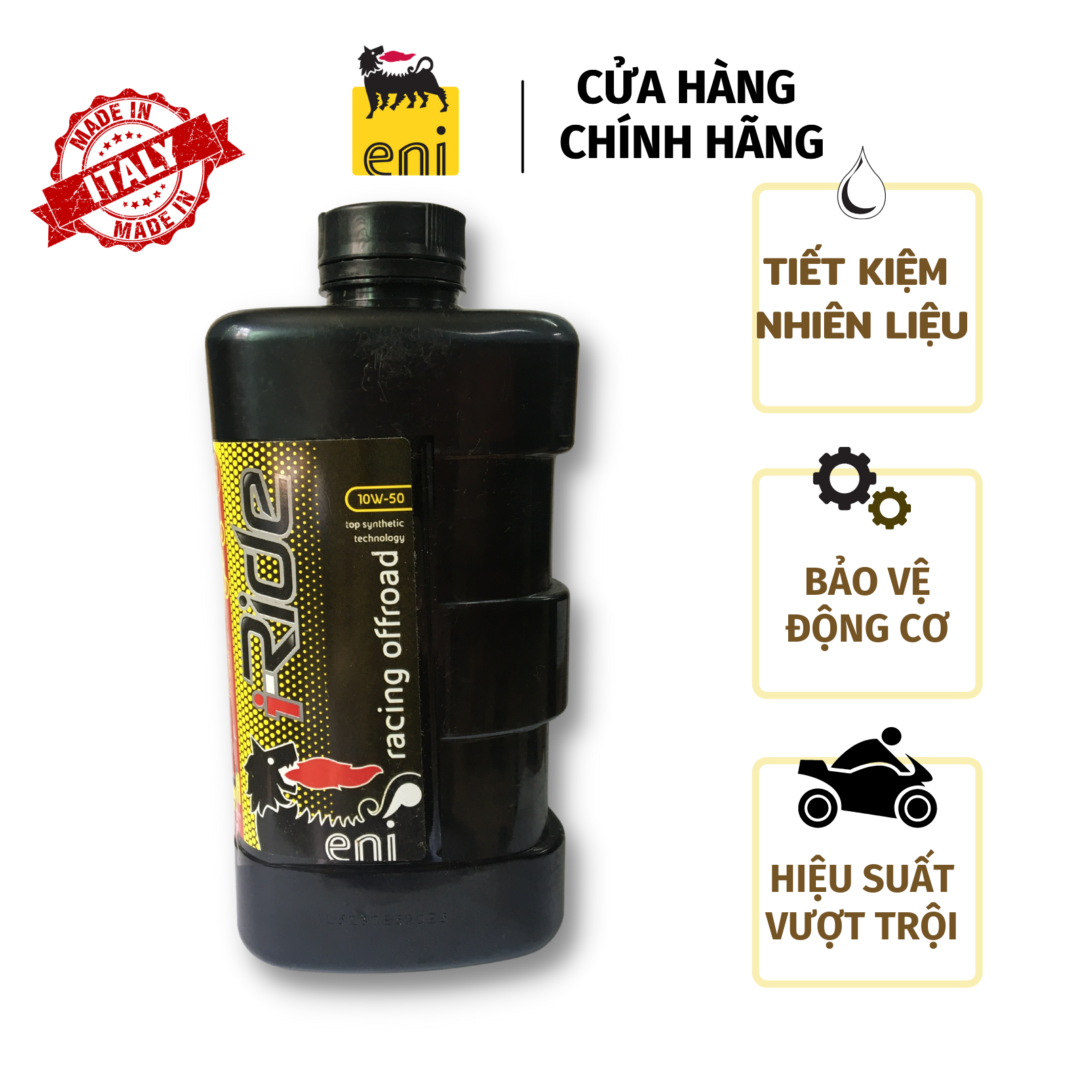 Dầu nhớt Eni i-ride racing offroad 10w50 1L
