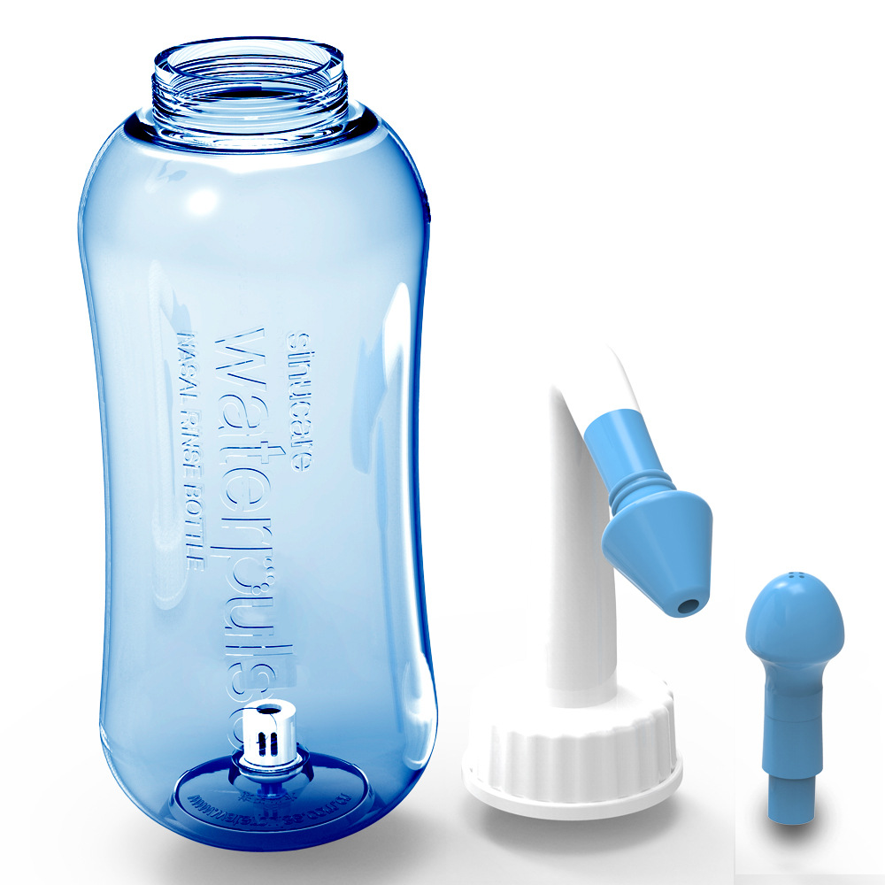 Bình Xịt Làm Sạch Mũi Water Plus 2 Đầu Rửa Cho Người Lớn Và Trẻ Em