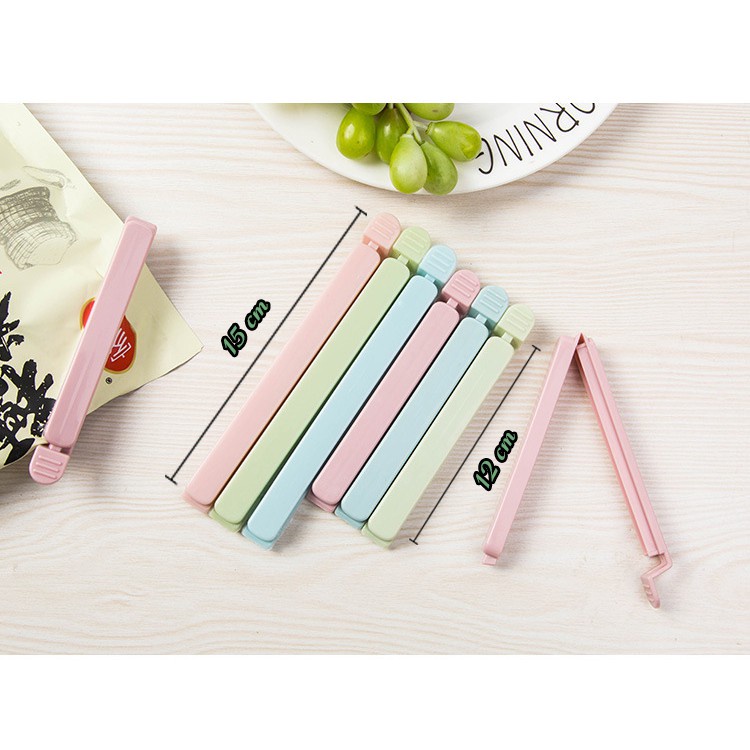 Set 5 kẹp khóa miệng túi thực phẩm tiện dụng