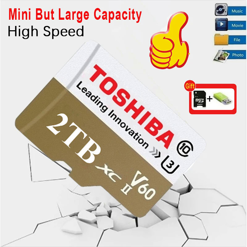 Mới công suất lớn 2TB 1TB 512GB 256GB USB Ổ đĩa Micro SDHC Micro SD SDHC