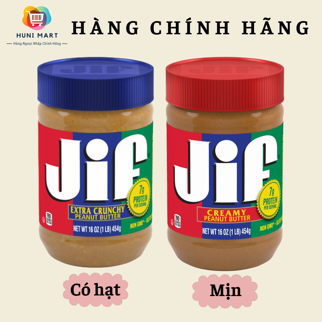 Bơ đậu phộng jif