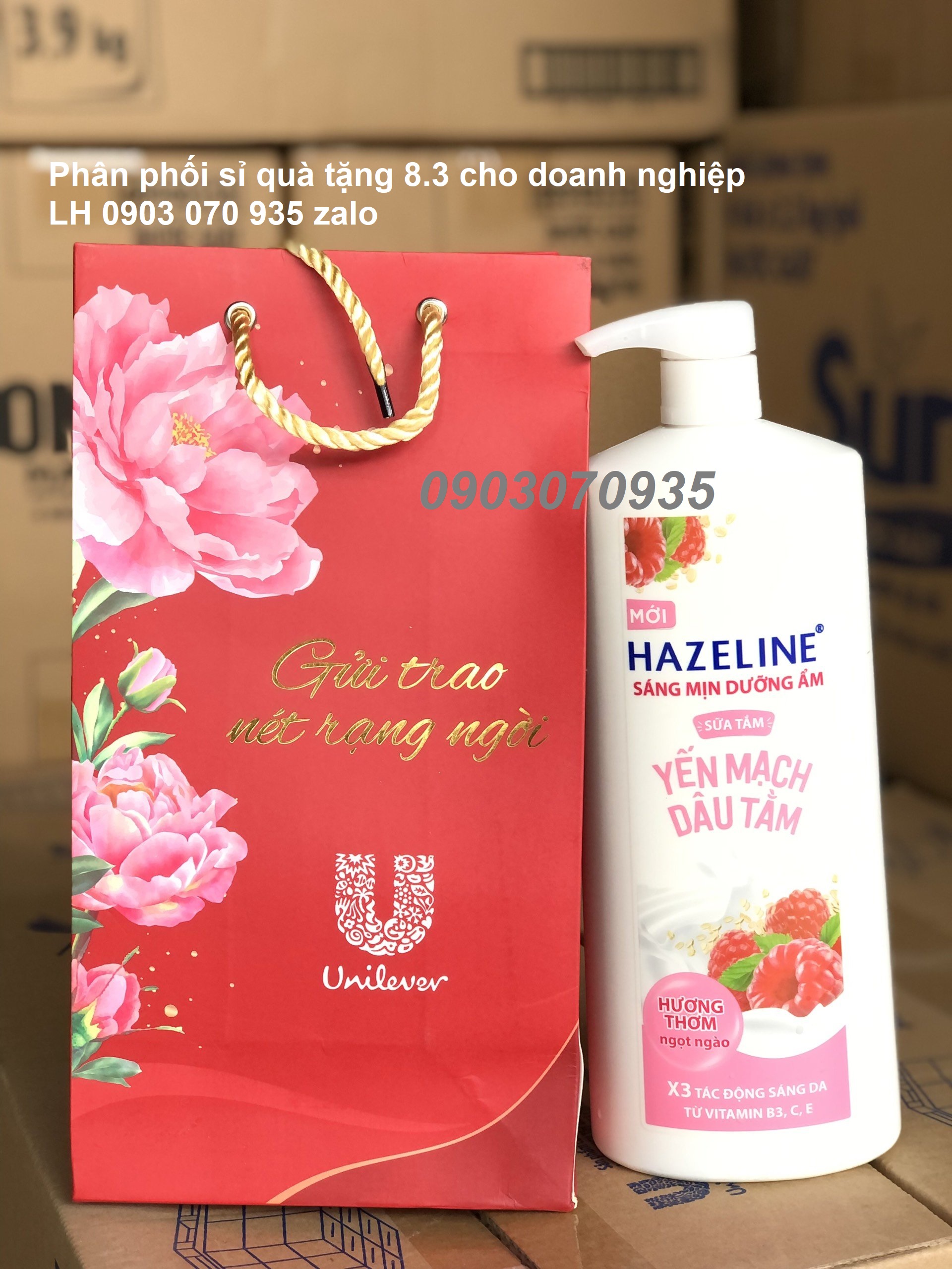 Sữa tắm hazeline 1kg