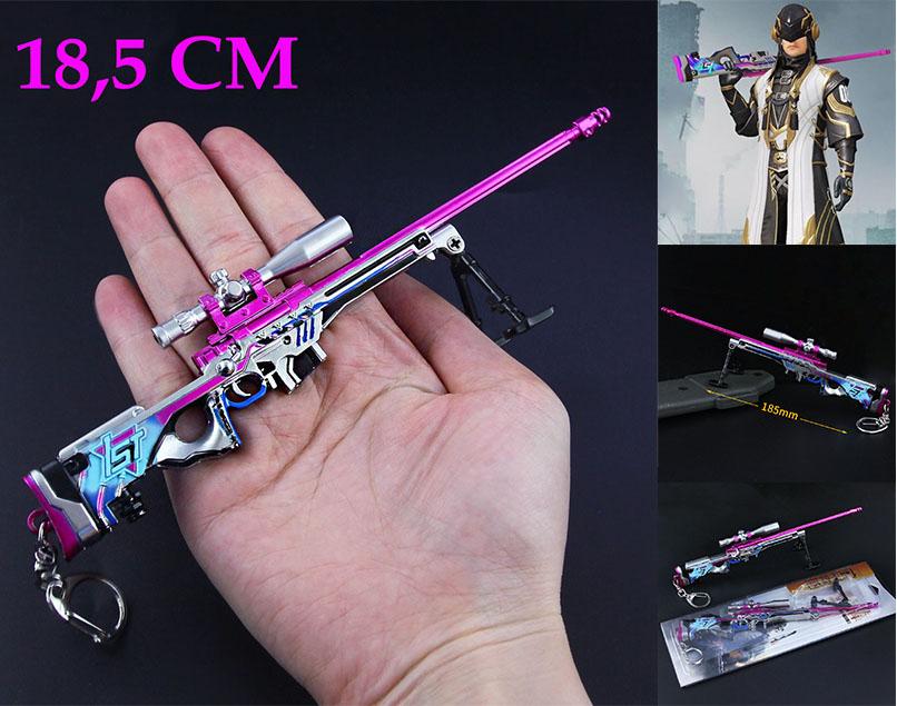 Móc Khóa Khẩu AWN Skin Pink 1 st Trong PUBG