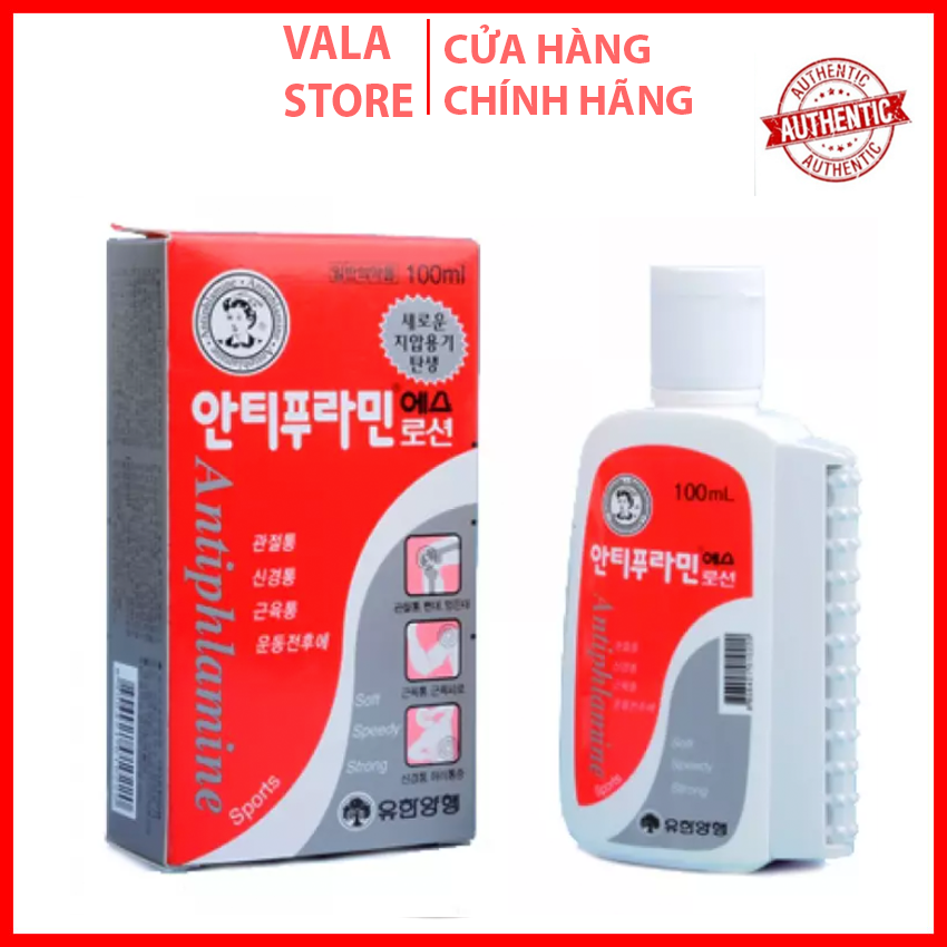 Dầu nóng Xoa Bóp Massage Hàn Quốc Antiphlamine 100ml - Đau nhứt massage cơ thể