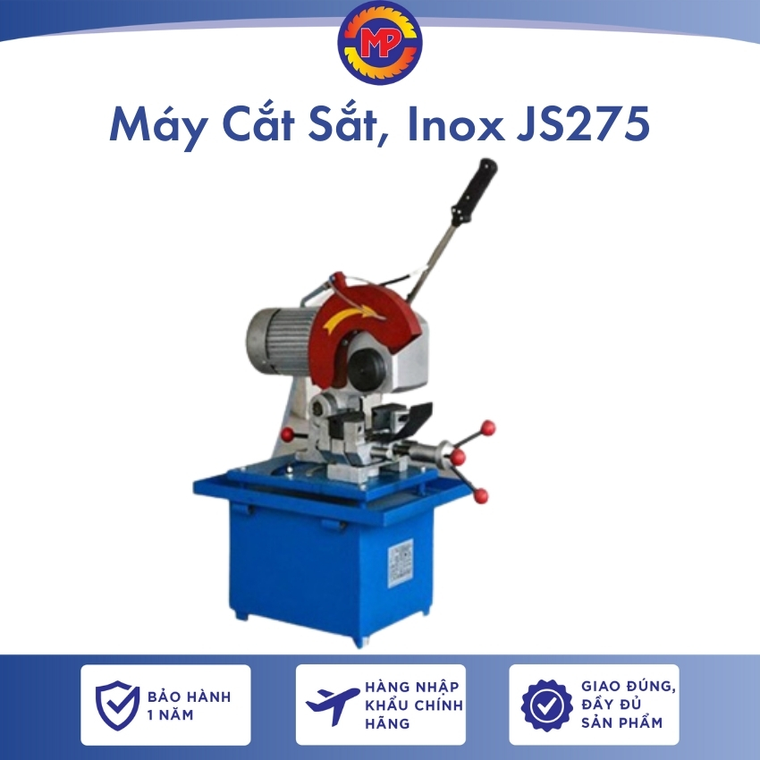 [FREESHIP] Máy Cắt Sắt, Inox JS275 Hộp 40x80 MP04 Tua Chậm Không Bavia Thiết Kế Chuyên Dụng Cho Thợ Cơ khí, Có Trang Bị Hệ Thông Làm Mát Tự Động - Điện Máy Minh Phát