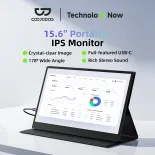 Màn hình di động GOOJODOQ 14/15.6inch portable monitor IPS 2.5K 1920*1080P FHD HDMI Đế Kéo Dài Loa Ps4 Điện Bảo hành chính hãng