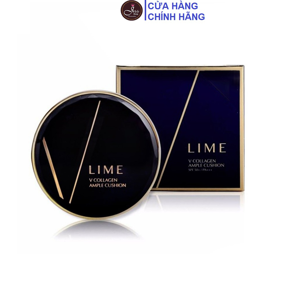 Phấn Nước Dưỡng Ẩm, Chống Lão Hóa LIME V Collagen Ample Cushion SPF50+ PA+++ 20g