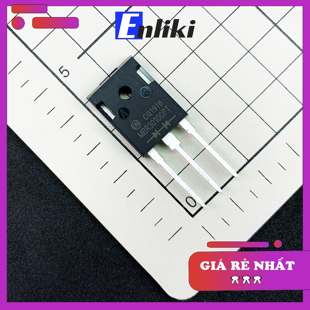 Diode schottky mbr30100 dòng tối đa 30a áp tối đa 100v to247