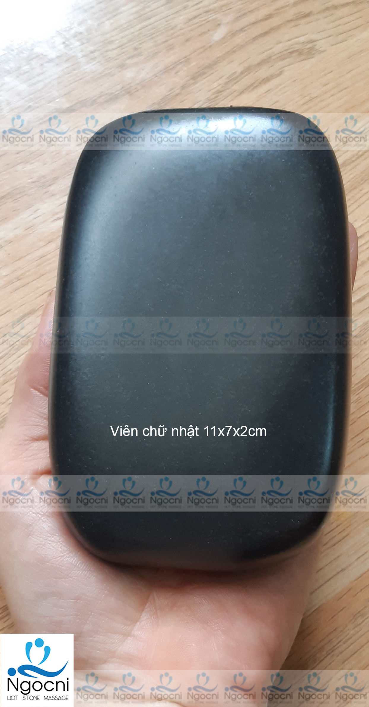 Combo 9 viên chữ nhật đá nóng massage