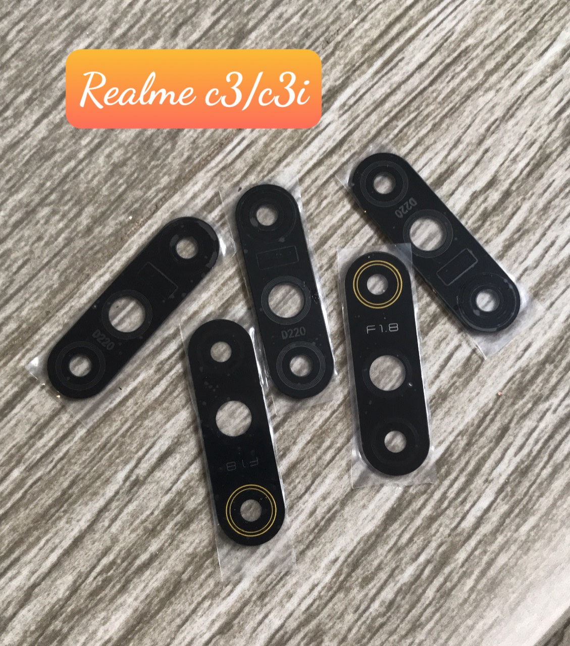 Kính camera Realme C3 / C3i dùng chung