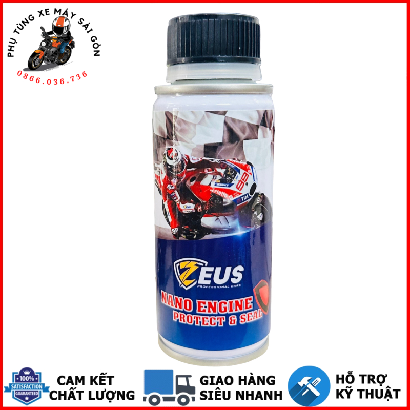 Phụ gia nhớt zeus nano engine protect & seal bảo vệ động cơ toàn diện