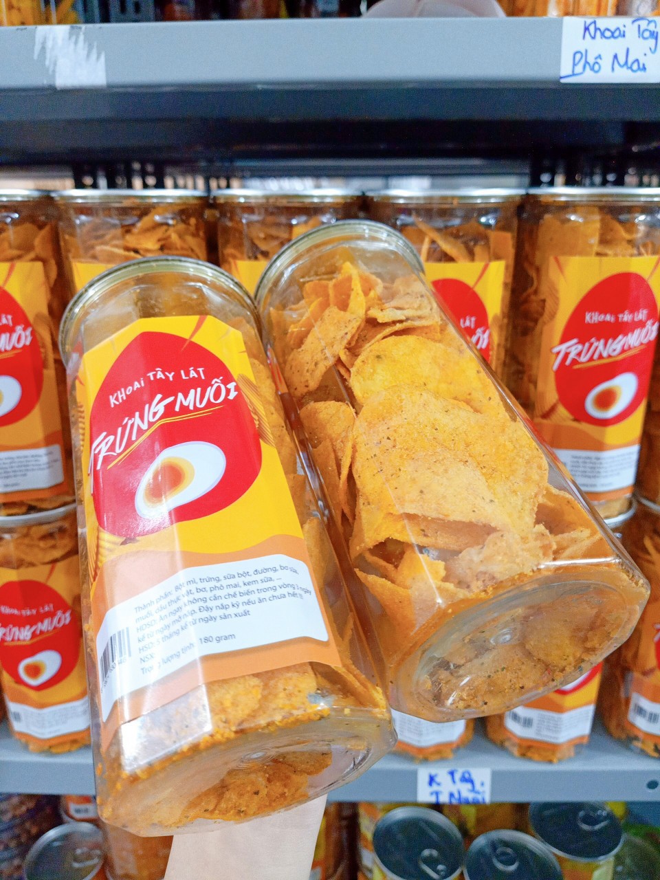 Bánh Khoai Tây Lác Trứng Muối 180g