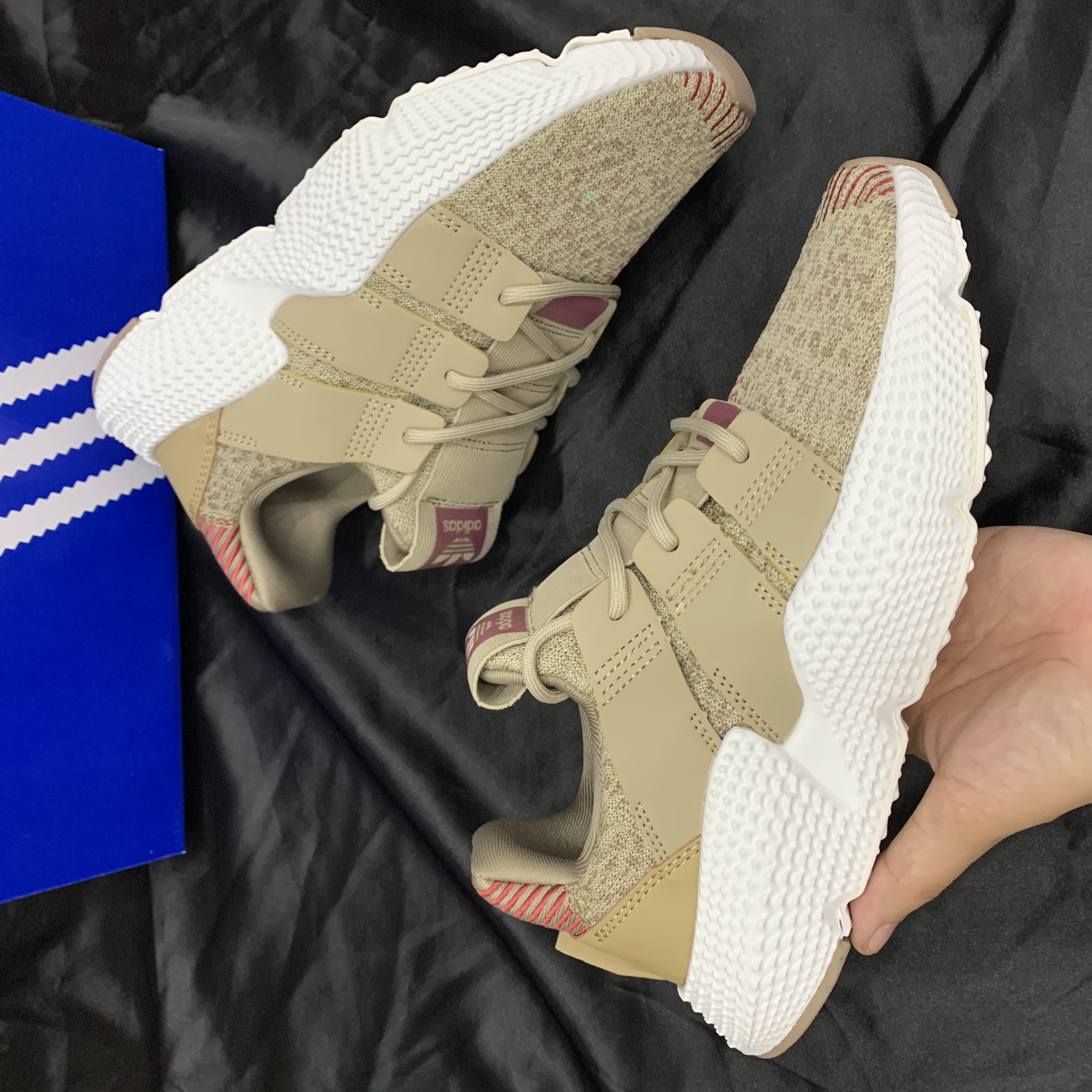 Giầy Prophere nâu hồng hàng cao cấp fullbox