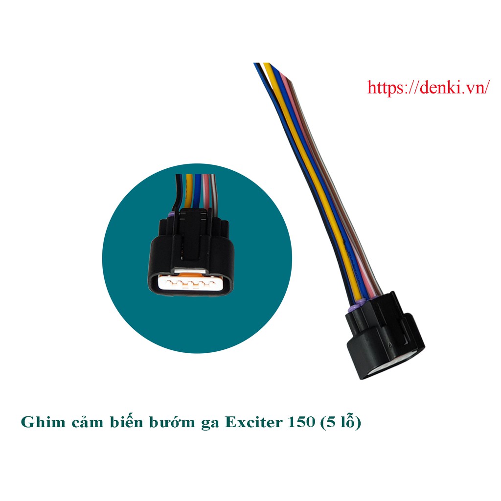 Dây Ghim Cảm Biến Bướm Ga (TPS) Exciter 150 (5 Lỗ)
