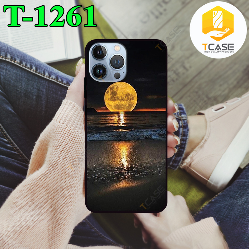 Ốp lưng Tcase dành cho Iphone 13 Pro Max, Iphone 13, Iphone 13 Pro in hình trăng vàng