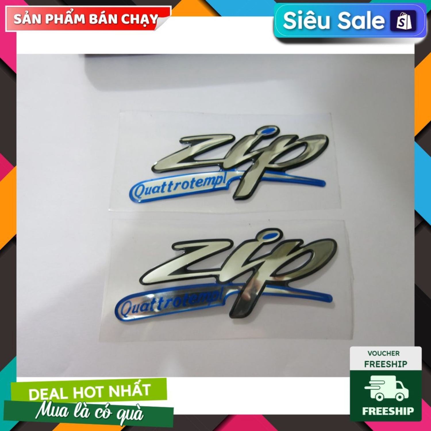 Tem sườn cho xe Piaggio Zip chính hãng