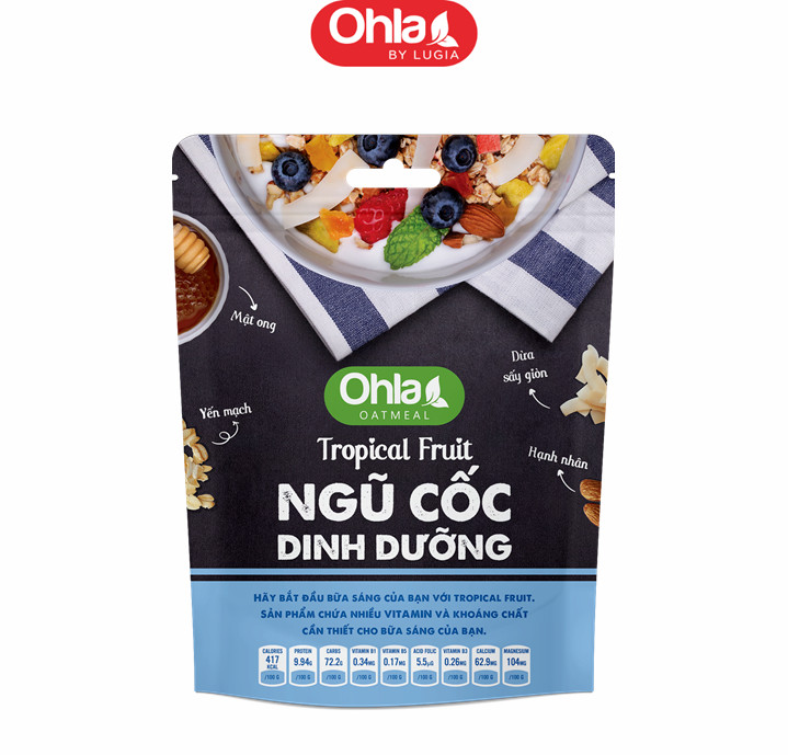 Ngũ Cốc Dinh Dưỡng Tropical Fruit - 180gr