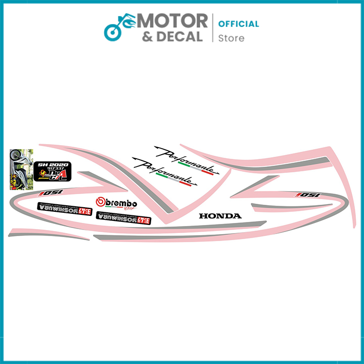 Sh Car Stickers (2020 - 2024 Models) - High Quality 3-Layer Sh Stickers, Waterproof and Fade-Resistant - Motor & Decal Giá 89,000 Đồng*Miễn phí vận chuyển