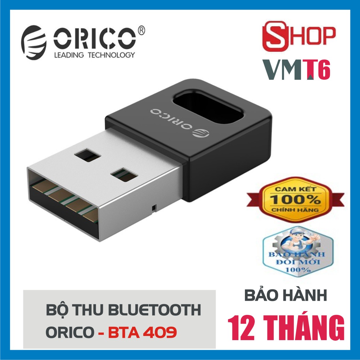 Thiết bị thu usb bluetooth orico bta-409 - phân phối chính hãng - dùng cho máy tính !